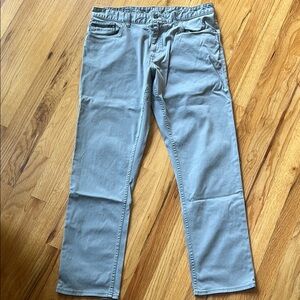 Calvin Klein Gray Straight Jeans Classic Style